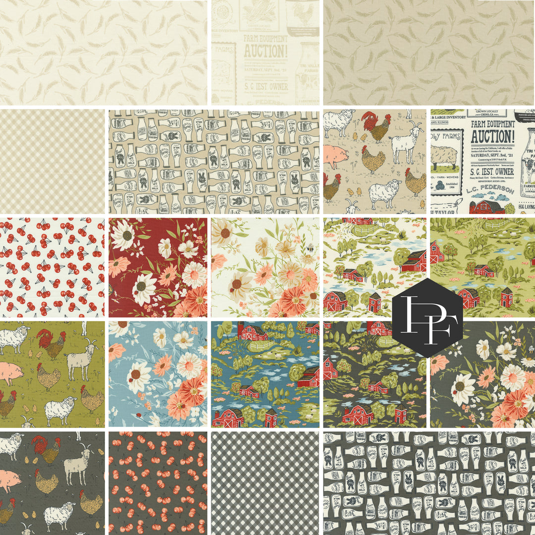 PREORDER - Farmstead - Half Yard Bundle of 21 pcs - Stacy Iest Hsu - FBHYSIH.FARMSTEAD