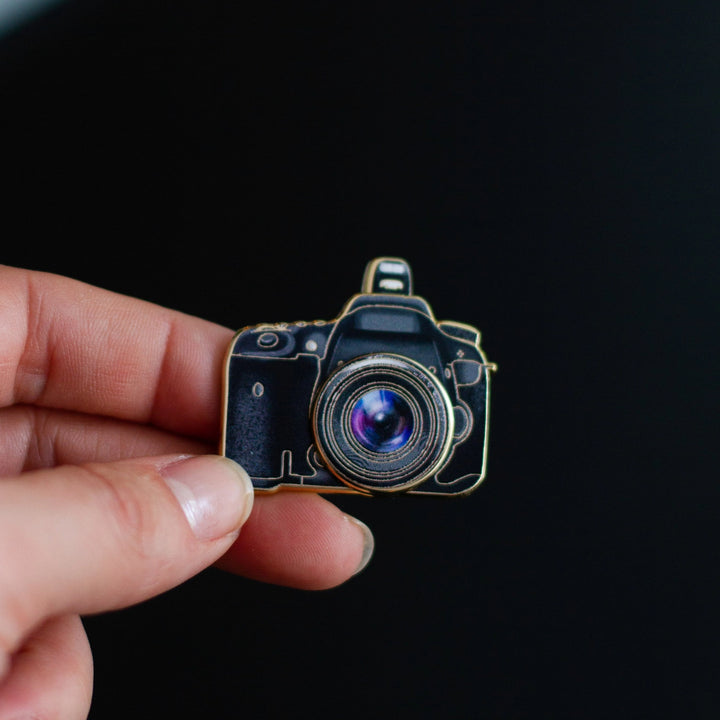 The Gray Muse - DSLR Camera Interactive - Enamel Pin