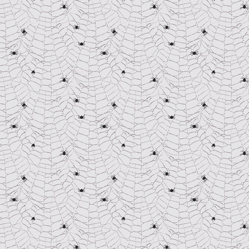 Cotton quilting fabric pattern called 'Creepy Crawlers Cement'. Part of the 'Eerie' fabric collection. Designed by Katarina Roccella for fabric company Art Gallery. SKU: EER31012. 44-45 inch width.