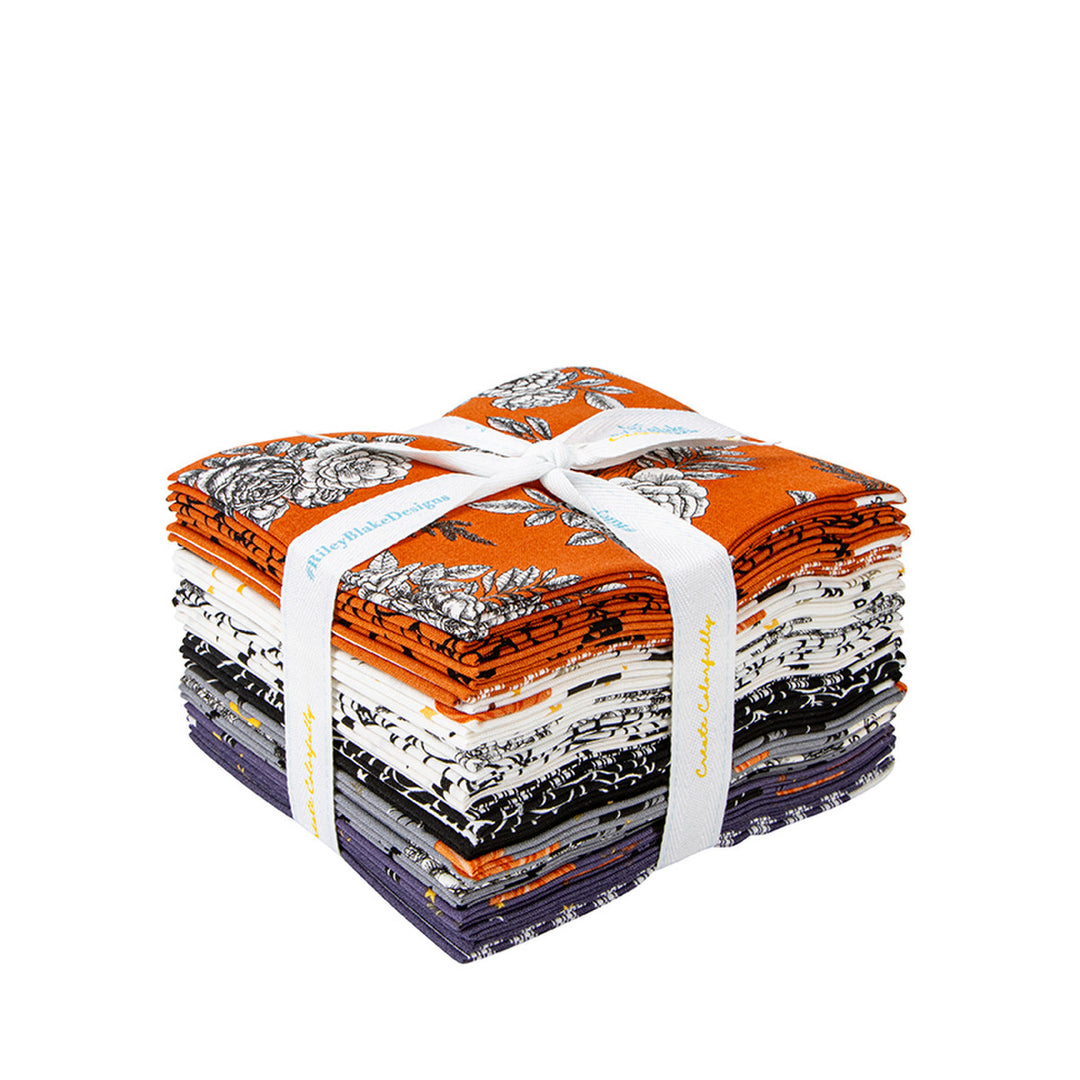 PREORDER - Sophisticated Halloween - Fat Quarter Bundle of 18 pcs - My Mind's Eye - FQ-14620-18