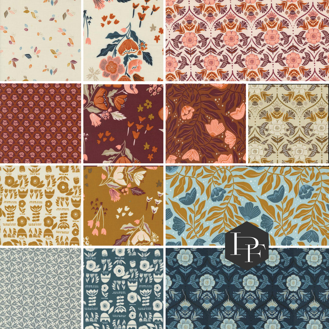 PREORDER - Folk Lore - Fat Quarter Bundle of 13 pcs - Fancy That Design House - FBFQFTDH.FOLKLORE