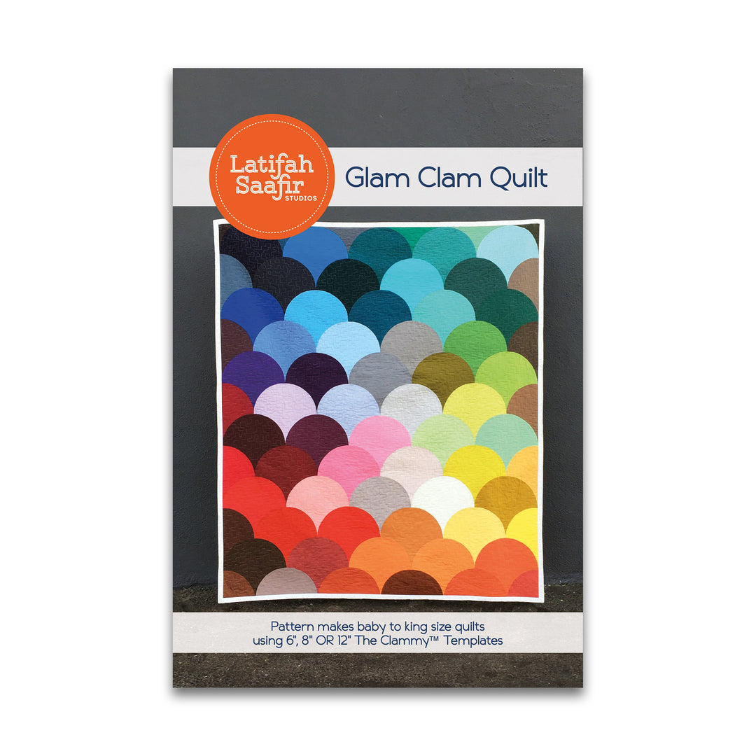 Glam Clam - Quilt Pattern -  Latifah Saafir Studios - Printed Pattern