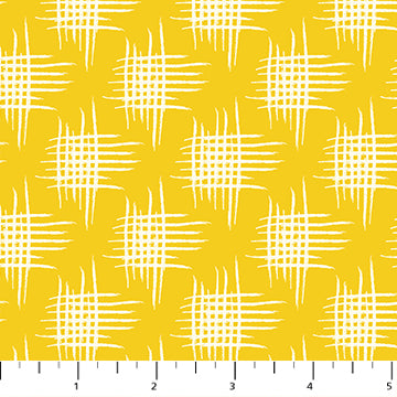 Heather Bailey's Pop Sugar quilting fabric in yellow. SKU 92062-50.