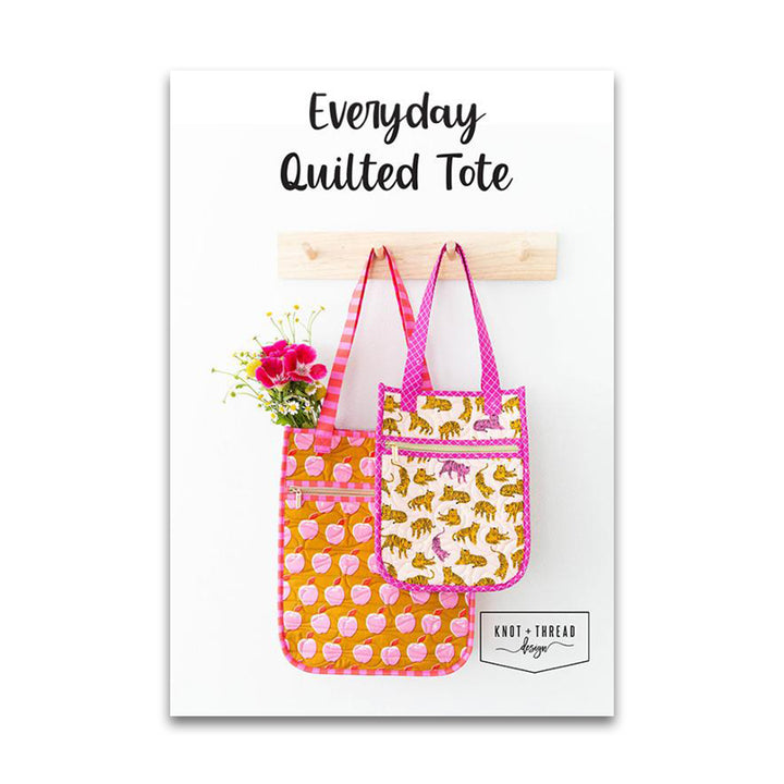 Everyday Quilted Tote - Knot and Thread Designs - KAT 117 - Printed Pattern