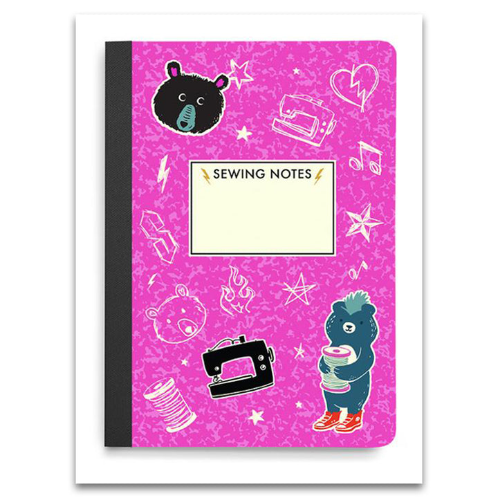 Notebook Teddy - 6.25" x 8.635" - Sarah Watts - RS 7076