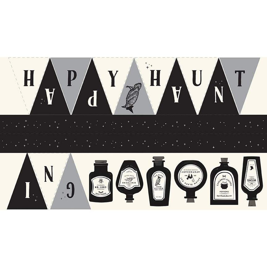 PREORDER - Sophisticated Halloween - 24" X 42" Bunting Panel - My Mind's Eye - P14627-PANEL