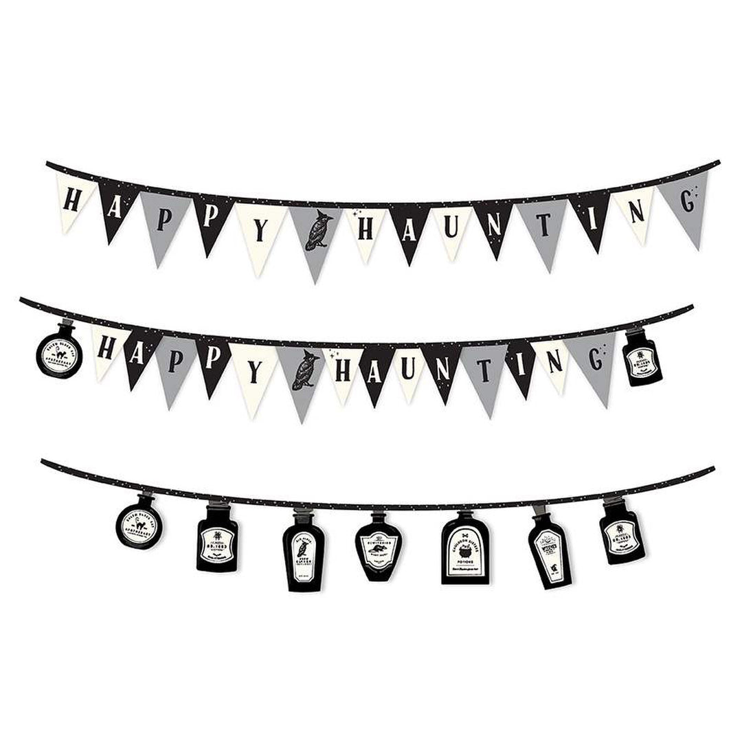 Sophisticated Halloween - 24" X 42" Bunting Panel - My Mind's Eye - P14627-PANEL