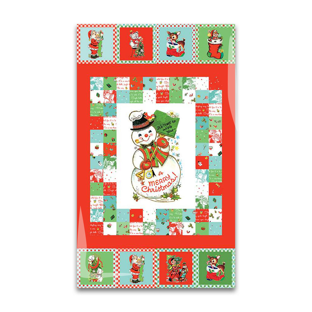 PREORDER - Jingle Bells - 24" X 43" A Merry Christmas Panel - Lindsay Wilkes - P14838-PANEL