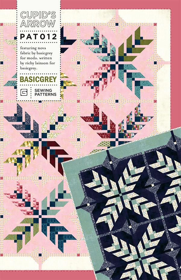 Basic Grey - Cupids Arrow - Quilt Pattern - PAT012