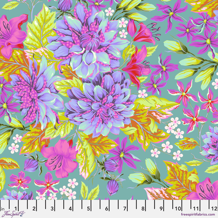 Untamed - Hello Dahlia in Cosmic - Tula Pink - PWTP234.COSMIC - Half Yard