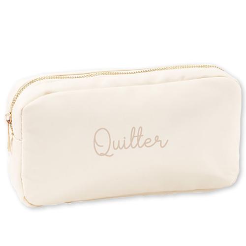 Logan Bag - Quilter in Creme - 9.5" X 5" X 2" - M243VL CREME QUILT