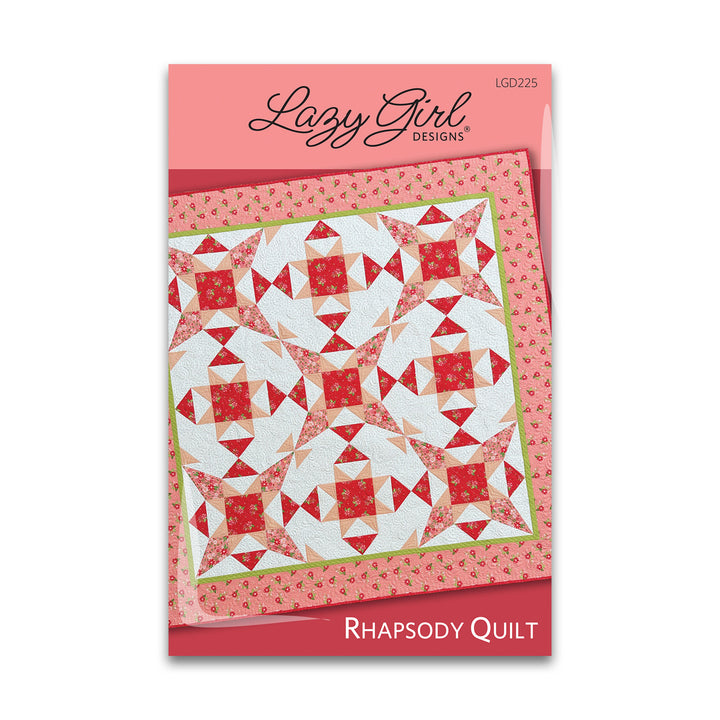 Paper quilt pattern called 'Rhapsody' by Jaybird Quilts. SKU: LGD225