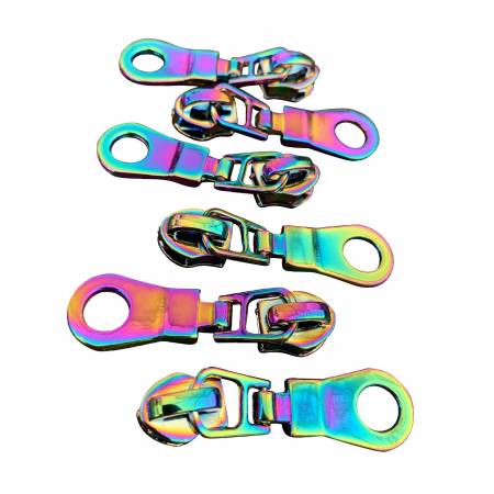 Sassafras Lane - Zipper Pulls - Rainbow Iridescent - SASSKIT14R