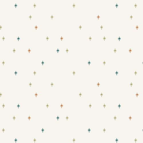 Cotton quilting fabric pattern called 'Woodland Sparkle'. Part of the 'Sparkle Elements' fabric collection. Designed by AGF Studio for fabric company Art Gallery Fabrics. SKU: SKE80114. 44-45 inch width.