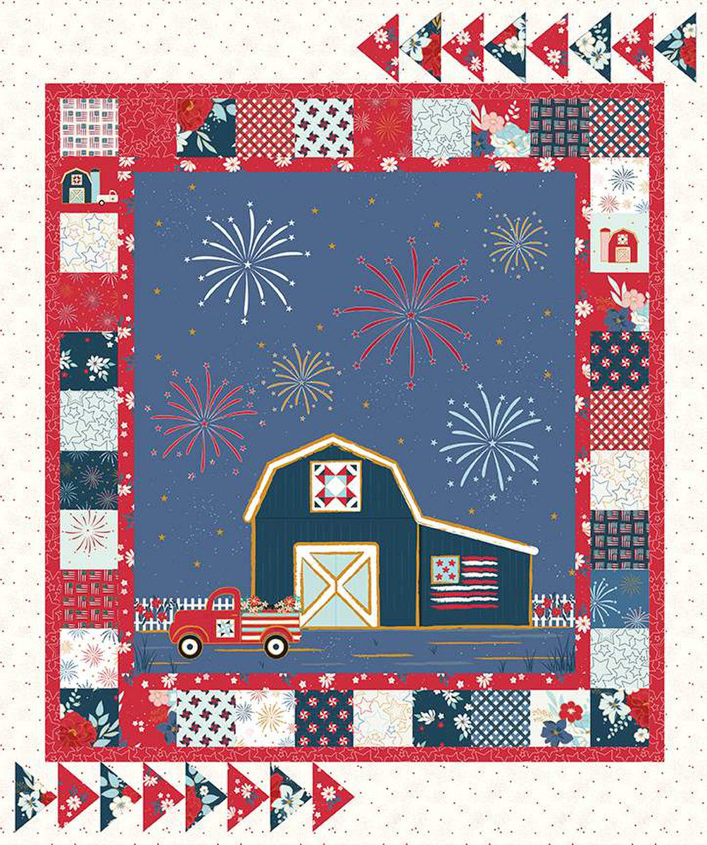 PREORDER - Sweet Freedom - American Vintage Panel Sparkle - SP14419R-PANEL - 36" x 43" Panel