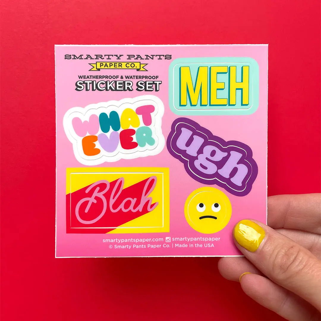 Whatever Sticker Sheet - Smarty Pants Paper