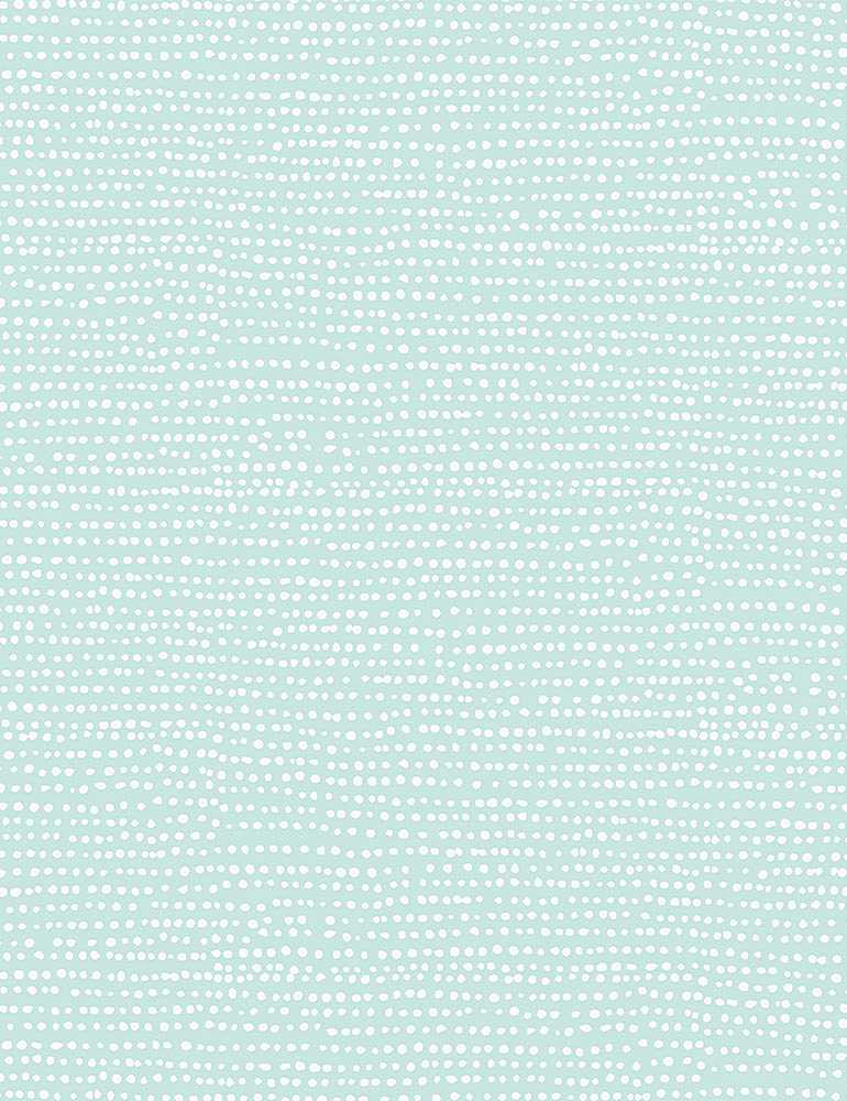 Cotton quilting fabric pattern called 'Moonscape in Mint'. Part of the 'Boo!' fabric collection. Designed by Dear Stella Fabrics for fabric company Dear Stella Fabrics. SKU: ST-1150MINT. 44-45 inch width.