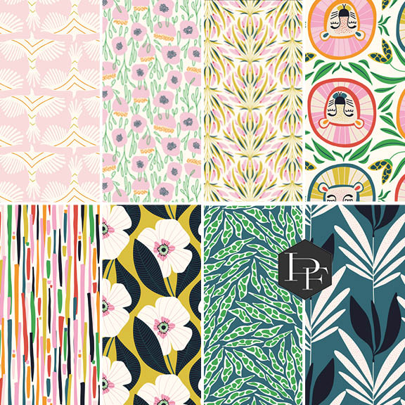 PREORDER - Savanna Dreams - Fat Quarter Bundle of 8 pcs - Kate Lower - FBFQKL.SAVANADREAMS