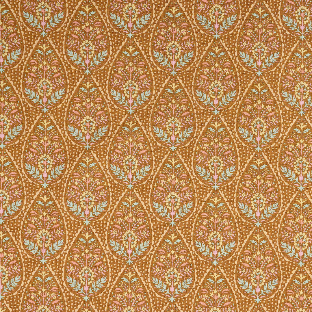 PREORDER - Sanctuary - Adina in Ochre - Tilda Fabrics - TIL100566 - Half Yard