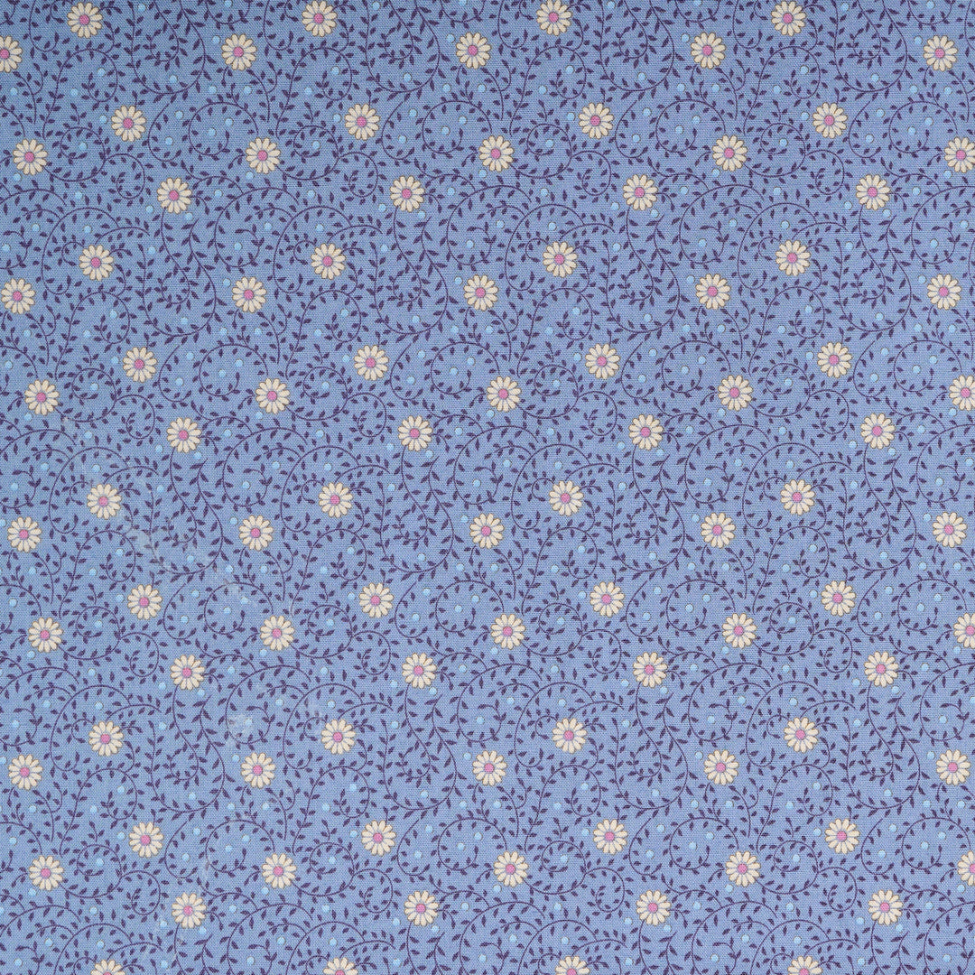 PREORDER - Sanctuary - Daisydream Pitch Blue - Tilda Fabrics - TIL100573 - Half Yard