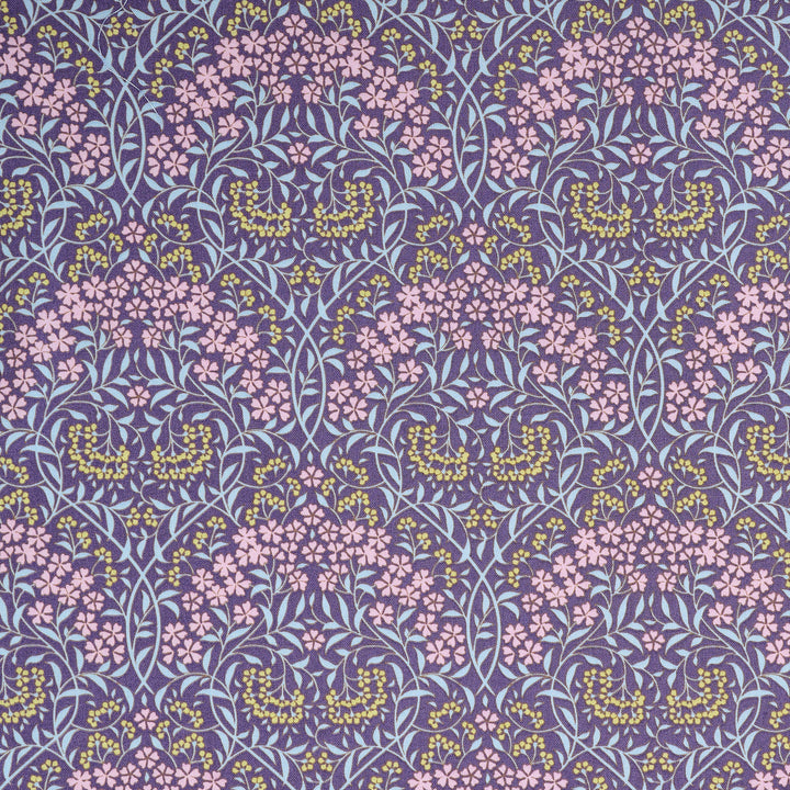 PREORDER - Sanctuary - Larissa Eggplant - Tilda Fabrics - TIL100575 - Half Yard