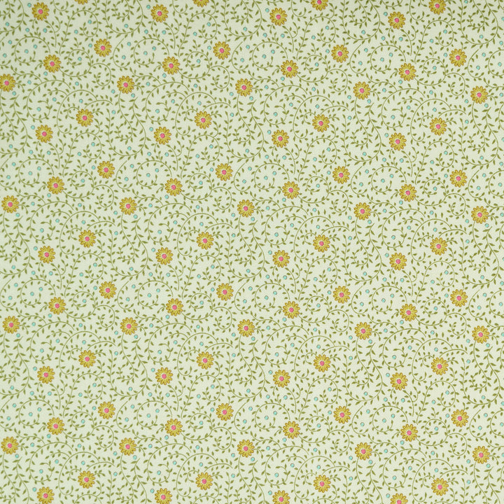 PREORDER - Sanctuary - Daisydream Pistachio - Tilda Fabrics - TIL100578 - Half Yard