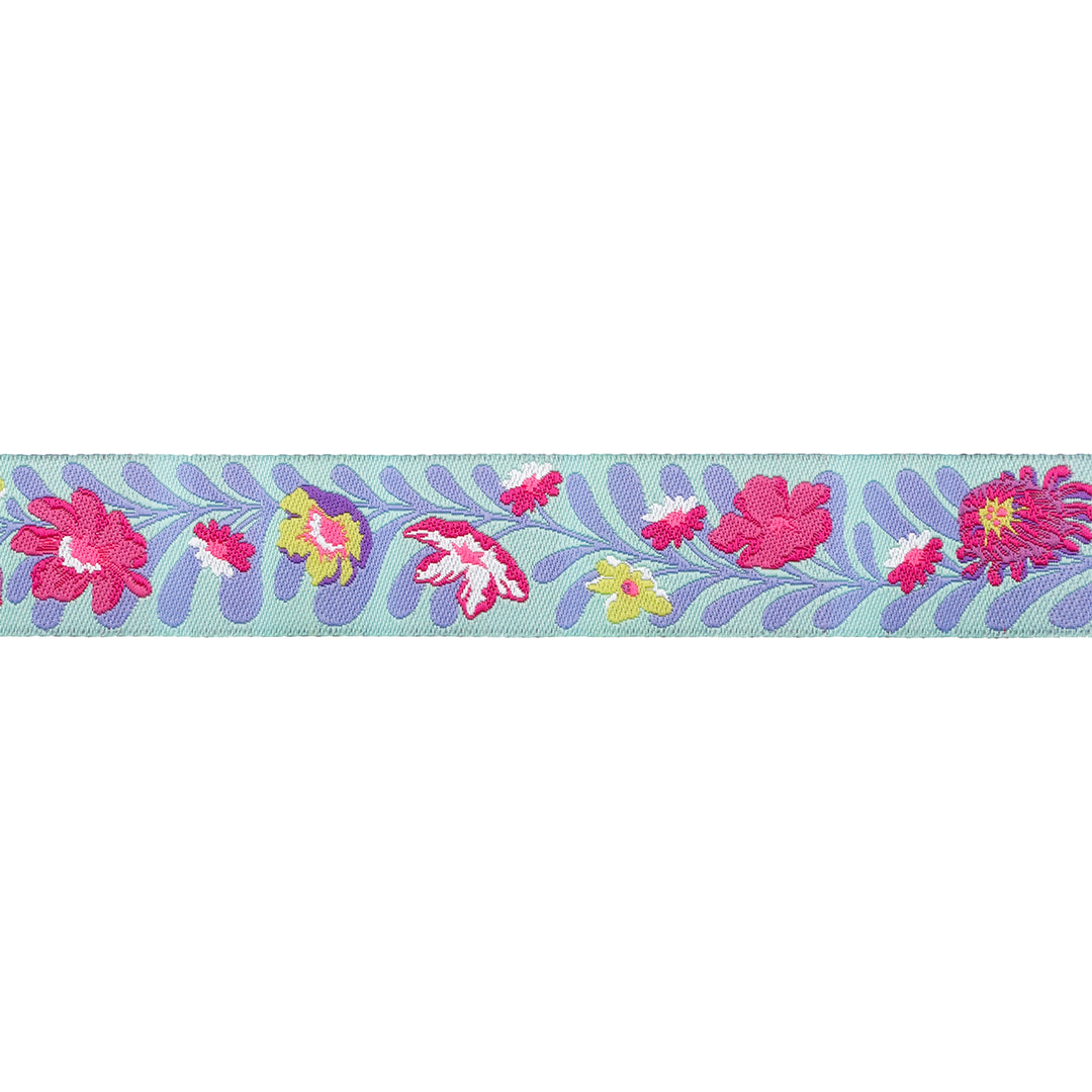 PREORDER - Flowerfield in Cosmic - 7/8" width - Tula Pink Untamed - One Yard