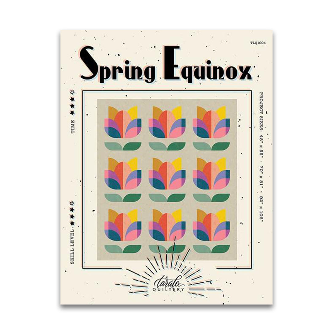 Spring Equinox - Quilt Pattern - Taralee Quiltery - TLQ 1004 - Paper Pattern