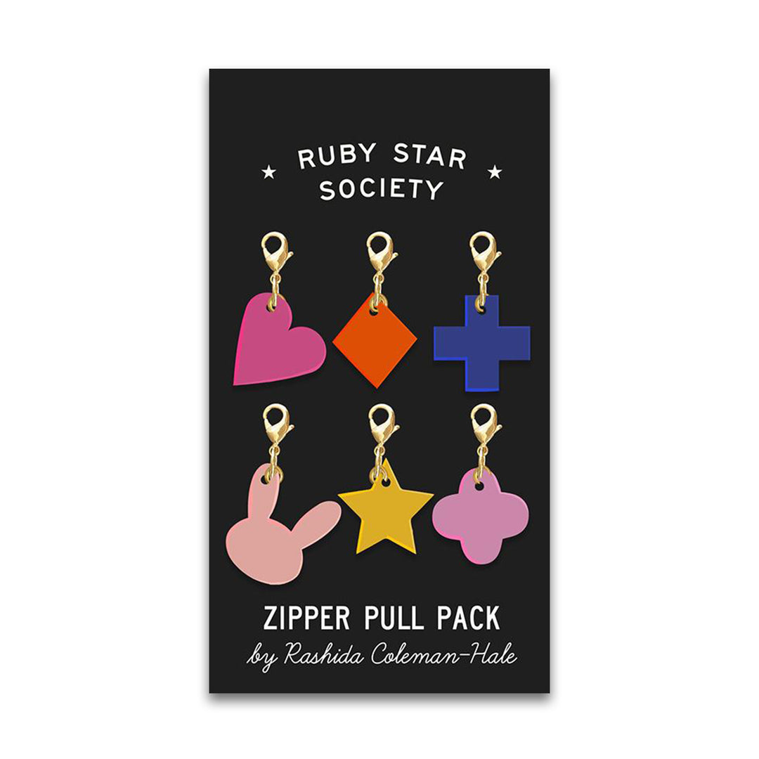 Ruby Star Society - Woodland Zipper Pulls 6ct - Rashida Coleman Hale - RS 7082