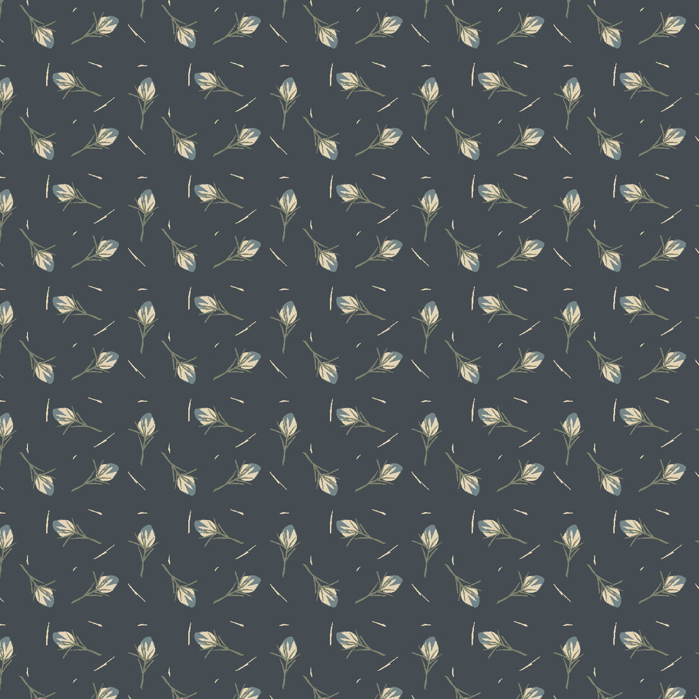 Scout Lake - Thistle in Indigo - AC402-IN2 - Half Yard