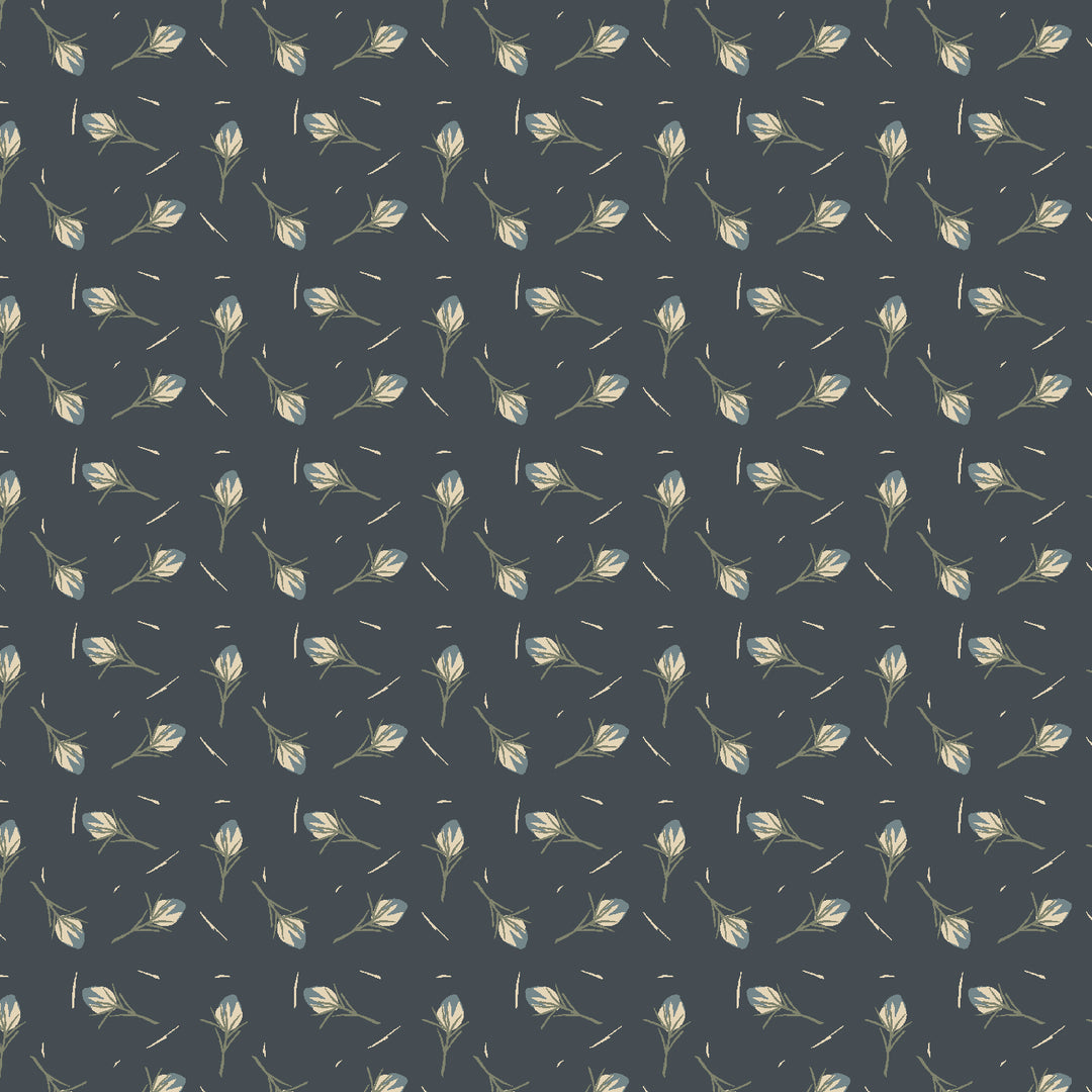 Scout Lake - Thistle in Indigo - AC402-IN2 - Half Yard