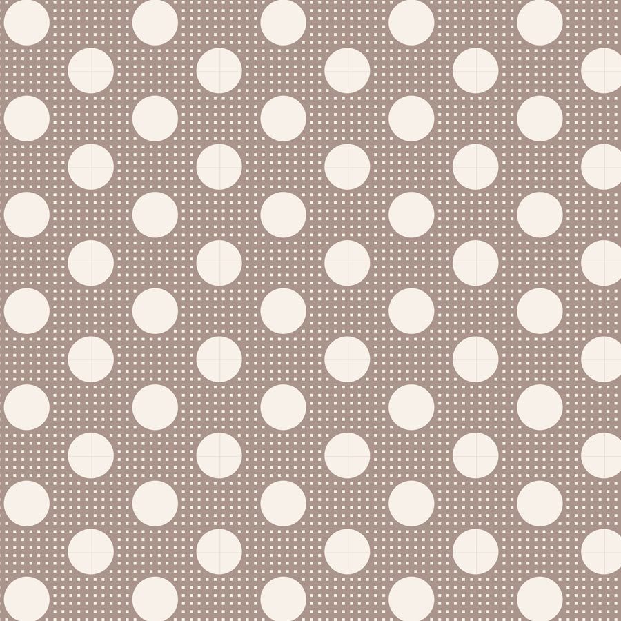 Cotton quilting fabric pattern called 'Medium Dots'. Part of the 'Tilda Medium Dots' fabric collection. Designed by Tilda Fabrics for fabric company Tilda Fabrics. SKU: 130012. 44-45 inch width.