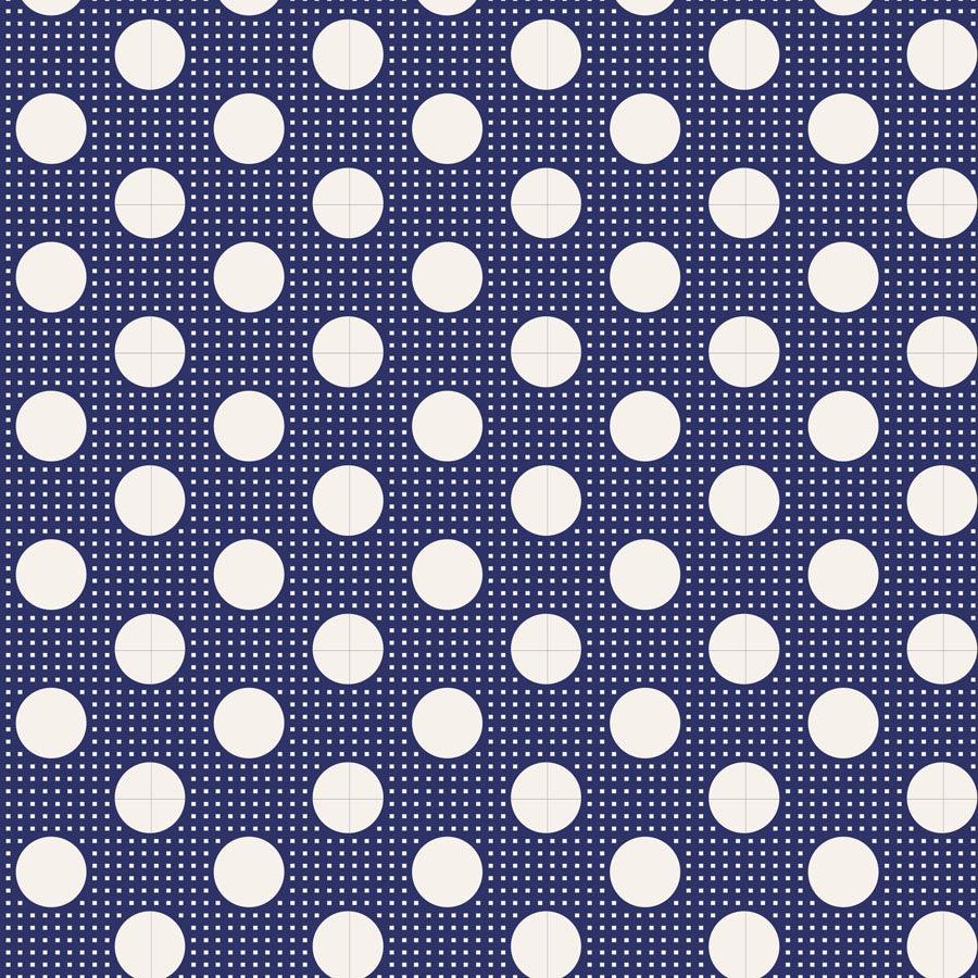 Cotton quilting fabric pattern called 'Medium Dots'. Part of the 'Tilda Medium Dots' fabric collection. Designed by Tilda Fabrics for fabric company Tilda Fabrics. SKU: 130026. 44-45 inch width.