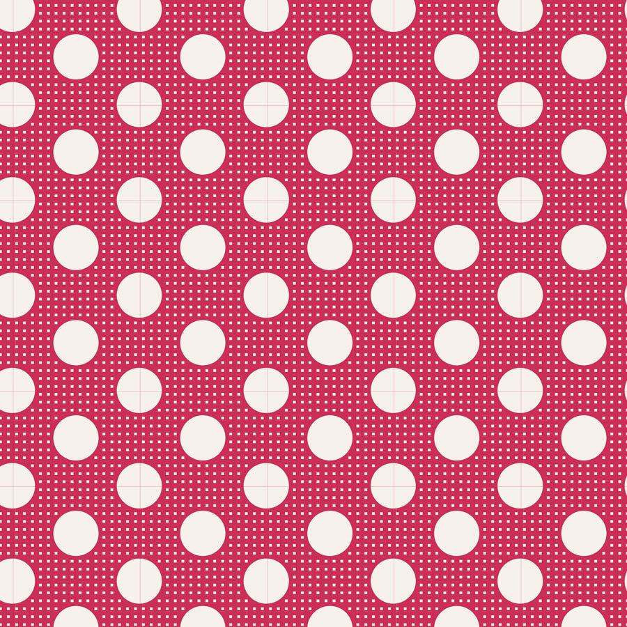 Cotton quilting fabric pattern called 'Medium Dots'. Part of the 'Tilda Medium Dots' fabric collection. Designed by Tilda Fabrics for fabric company Tilda Fabrics. SKU: 130027. 44-45 inch width.