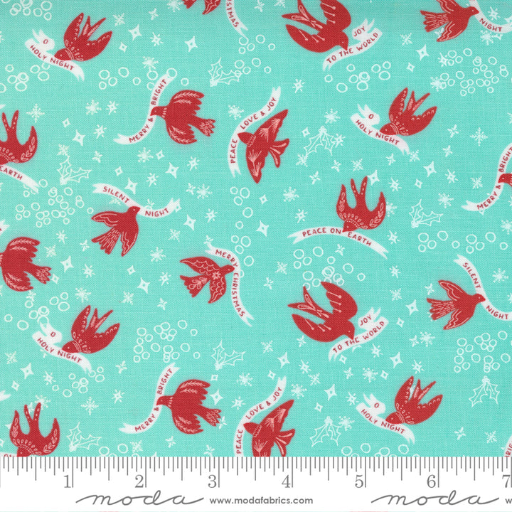 Cheer & Merriment - Good Tidings in Frost - Fancy That Design House & Co. for Moda Fabrics - 45532 21 - Half Yard