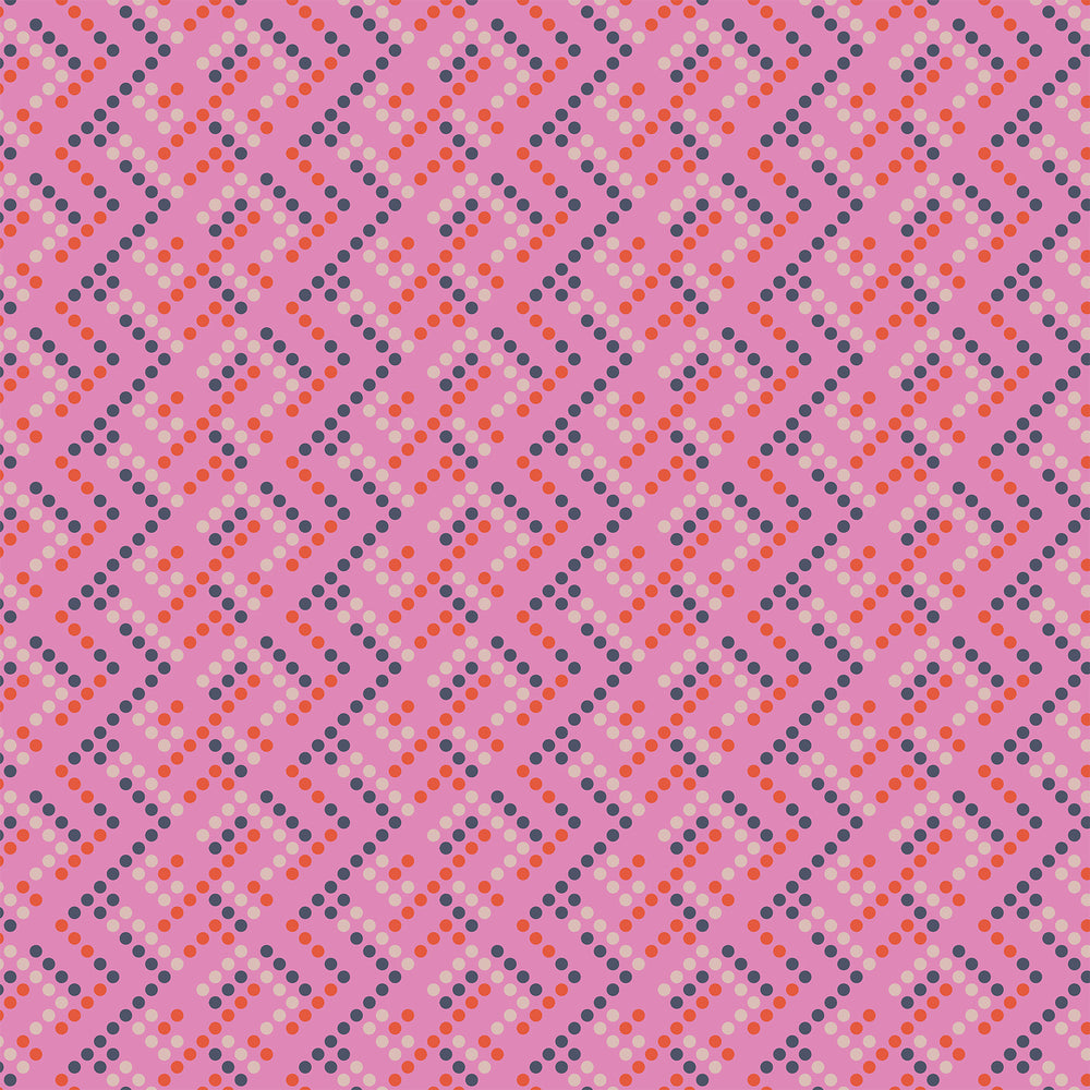 GhostTown - Dots in Pink - Figo Fabrics - 90520-21 - Half Yard