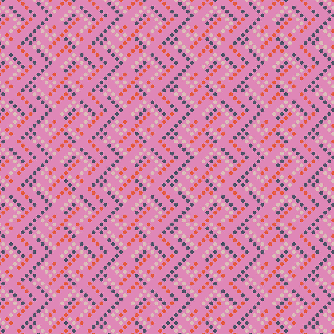 GhostTown - Dots in Pink - Figo Fabrics - 90520-21 - Half Yard