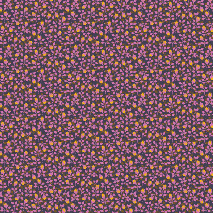 Local Honey - Rosebud in Violet - Heather Bailey for Figo Fabrics - 90662-80 - Half Yard