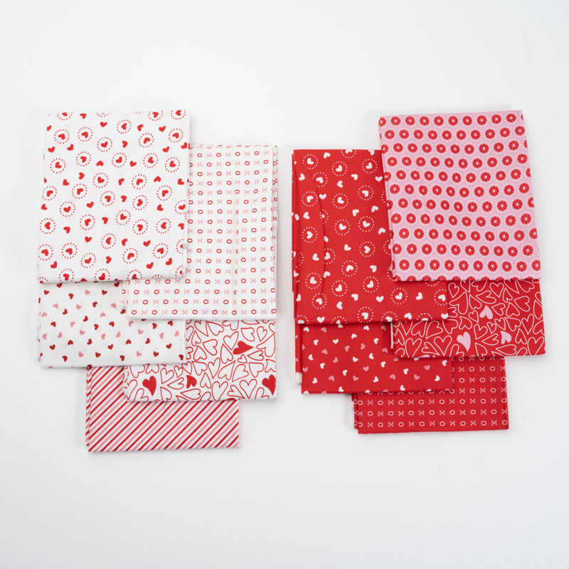 Holiday Essentials Love - Fat Quarter Bundle - Stacey Iest Hsu for Moda - 20750AB