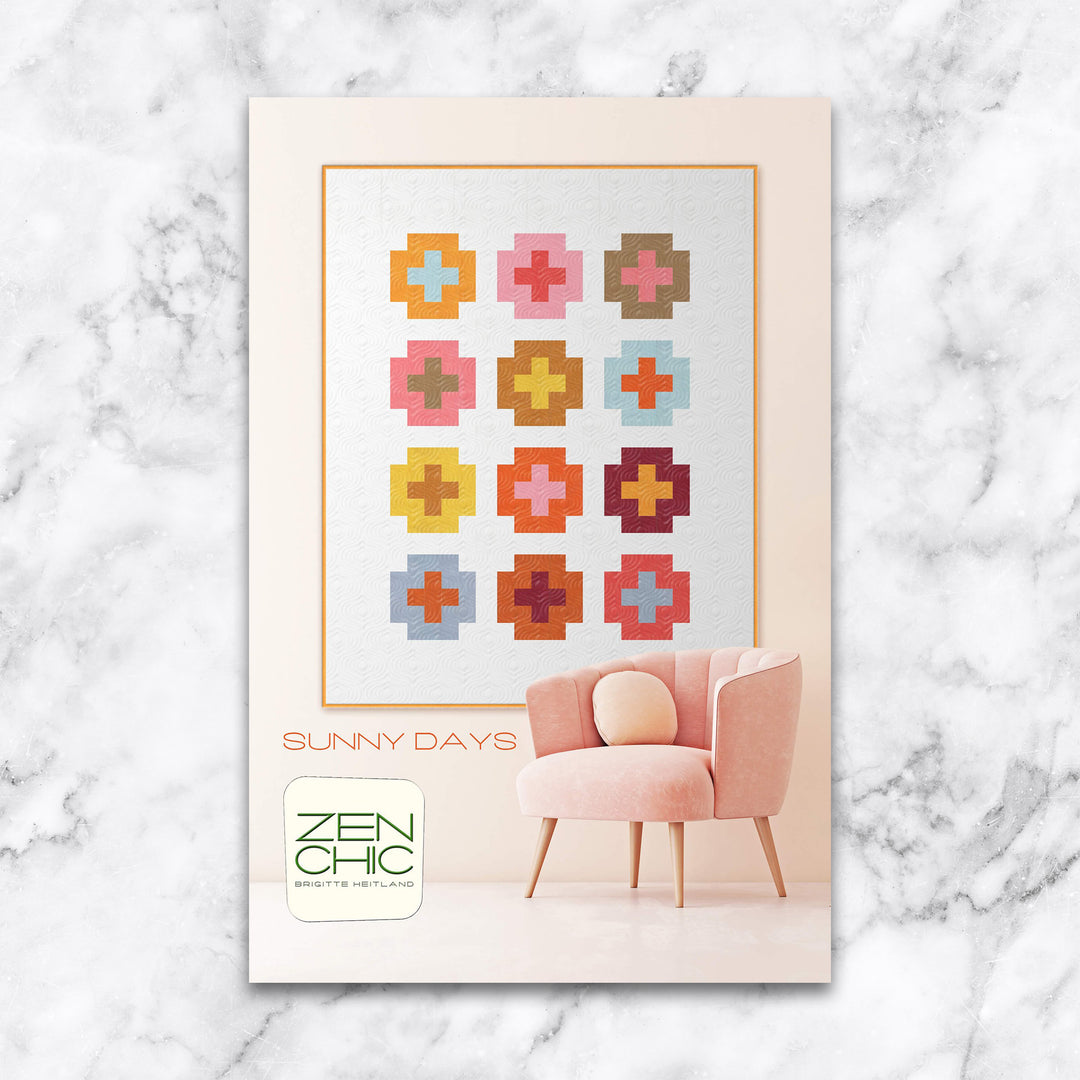 Sunny Days - Quilt Pattern - Zen Chic - Paper Pattern